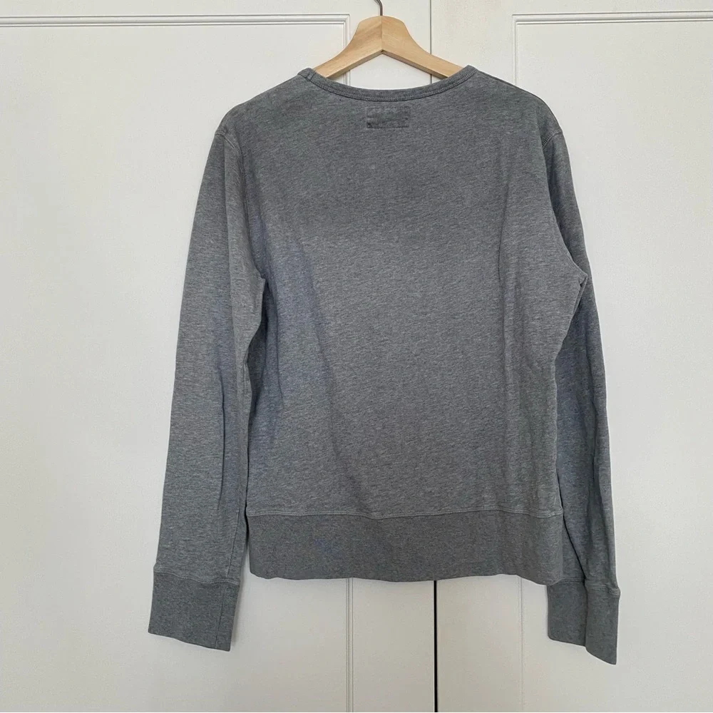 Officine Generale CREW NECK SWEATSHIRT ORGANIC COTTON FLEECE - Picture 3 of 8